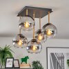 Koyoto Taklampa, kullampa Guld, Svart, 5-ljuskällor