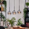Koyoto Pendellampa, kullampa, Pendelbelysning Naturfärger, Svart, 3-ljuskällor