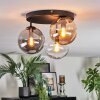 Gastor Taklampa, kullampa 30 cm Amber, Klart, Rökfärger, 3-ljuskällor