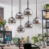 Koyoto Pendellampa, kullampa, Pendelbelysning Krom, Klart, Rökfärger, 6-ljuskällor
