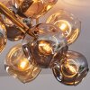 Ripoll Taklampa, kullampa Guld, Svart, 8-ljuskällor