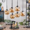 Ripoll Pendellampa, kullampa, Pendelbelysning Amber, 6-ljuskällor