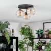 Koyoto Taklampa, kullampa 30 cm Amber, Klart, 3-ljuskällor