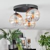 Koyoto Taklampa, kullampa 30 cm Amber, Klart, 3-ljuskällor