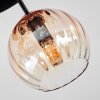 Koyoto Taklampa, kullampa 30 cm Amber, Klart, 3-ljuskällor