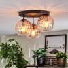 Koyoto Taklampa, kullampa 30 cm Amber, Klart, 3-ljuskällor