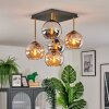Koyoto Taklampa, kullampa Guld, Svart, 5-ljuskällor