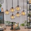 Koyoto Pendellampa, kullampa, Pendelbelysning Amber, Klart, 6-ljuskällor