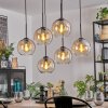 Koyoto Pendellampa, kullampa, Pendelbelysning Amber, Klart, 6-ljuskällor