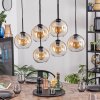 Koyoto Pendellampa, kullampa, Pendelbelysning Amber, Klart, 6-ljuskällor
