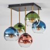 Koyoto Taklampa, kullampa Guld, Svart, 5-ljuskällor