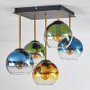 Koyoto Taklampa, kullampa Guld, Svart, 5-ljuskällor