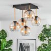 Koyoto Taklampa, kullampa Guld, Svart, 5-ljuskällor