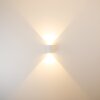 Außenwandleuchte Vägglampa LED Vit, 2-ljuskällor