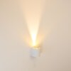 Außenwandleuchte vägglampa utomhus, Vägglampa LED Vit, 2-ljuskällor