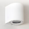Außenwandleuchte vägglampa utomhus, Vägglampa LED Vit, 2-ljuskällor