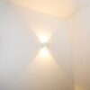 Außenwandleuchte vägglampa utomhus, Vägglampa LED Vit, 2-ljuskällor