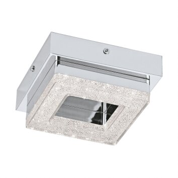 Eglo Lampor FRADELO Vägg- och taklampor LED Krom, Kristall optik, 1-ljuskällor