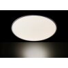 Wofi Lampor LINOX Taklampa, Panel LED Silver, 1-ljuskällor, Fjärrkontroll