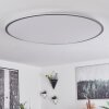 Champa Taklampa, Panel LED Silver, 1-ljuskällor, Fjärrkontroll