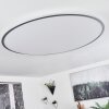 Champa Taklampa, Panel LED Silver, 1-ljuskällor, Fjärrkontroll