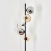 Koyoto kullampa, Golvlampa 31 cm Amber, Krom, Klart, Rökfärger, 5-ljuskällor