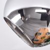 Koyoto Taklampa, kullampa Amber, Krom, Klart, Rökfärger, 3-ljuskällor