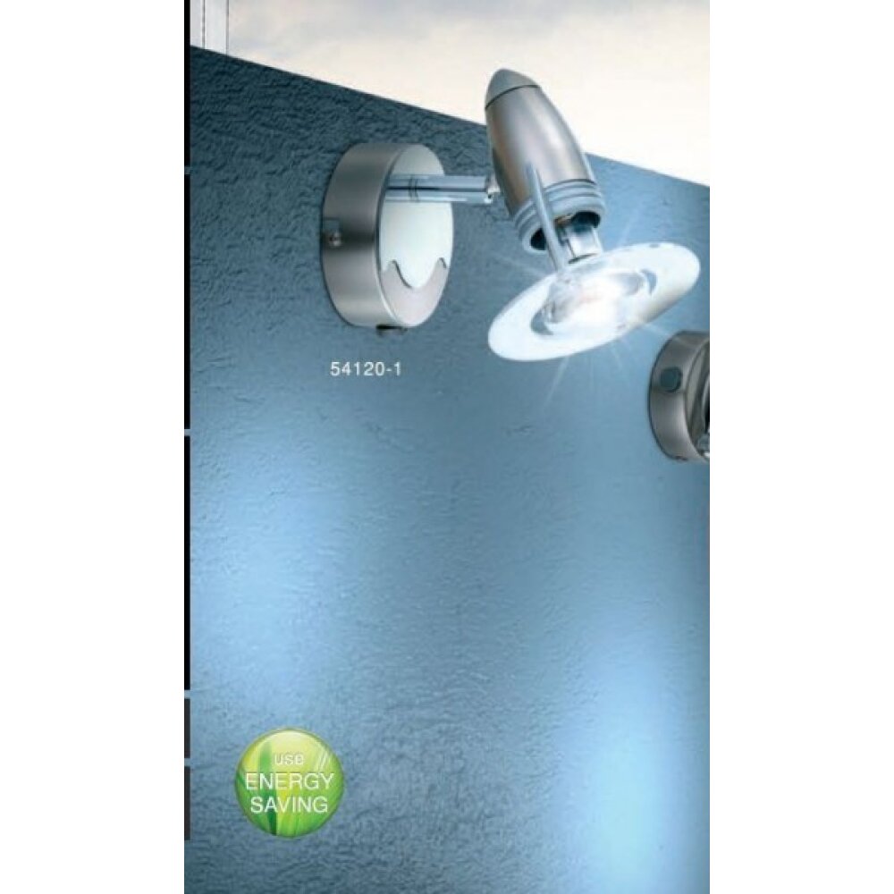 Globo FRANCES Väggspotlight Krom, Rostfritt stål, Nickel matt, 1-ljuskällor main product photo