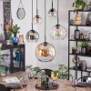 Koyoto Pendellampa, kullampa, Pendelbelysning Amber, Klart, Rökfärger, 5-ljuskällor