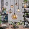 Koyoto Pendellampa, kullampa, Pendelbelysning Amber, Krom, Klart, Rökfärger, 5-ljuskällor