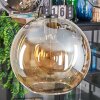 Koyoto Pendellampa, kullampa, Pendelbelysning Amber, Krom, Klart, Rökfärger, 5-ljuskällor