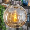 Koyoto Pendellampa, kullampa, Pendelbelysning Amber, Krom, Klart, Rökfärger, 5-ljuskällor