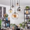 Koyoto Pendellampa, kullampa, Pendelbelysning Amber, Klart, Rökfärger, 5-ljuskällor