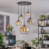 Koyoto Pendellampa, kullampa, Pendelbelysning Amber, Klart, Rökfärger, 5-ljuskällor