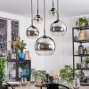 Koyoto Pendellampa, kullampa, Pendelbelysning Krom, Klart, Rökfärger, 5-ljuskällor