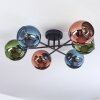 Koyoto Taklampa, kullampa 59 cm Blå, Grön, Kopparfärg, 6-ljuskällor