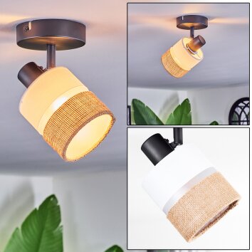 Fallhagen Taklampa, Takstrålkastare Svart, 1-ljuskällor