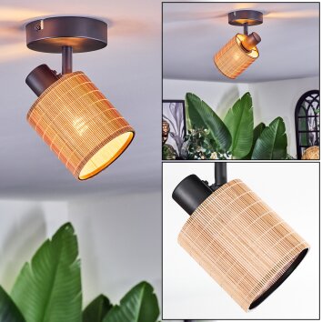 Kinnared Taklampa, Takstrålkastare Svart, 1-ljuskällor