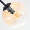 Koyoto Taklampa, kullampa 59 cm Amber, Klart, Rökfärger, 6-ljuskällor