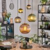 Koyoto Pendellampa, kullampa, Pendelbelysning Guld, Svart, 5-ljuskällor