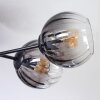 Koyoto Taklampa, kullampa 59 cm Klart, Rökfärger, 6-ljuskällor