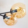 Ripoll Taklampa, kullampa Amber, 6-ljuskällor