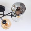 Ripoll Taklampa, kullampa Amber, Klart, Rökfärger, 6-ljuskällor