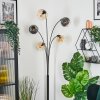 Koyoto kullampa, Golvlampa Amber, Klart, Rökfärger, 5-ljuskällor