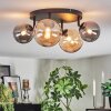 Chehalis Taklampa, kullampa Amber, Rökfärger, 4-ljuskällor