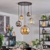 Koyoto Pendellampa, kullampa, Pendelbelysning Guld, Svart, 5-ljuskällor