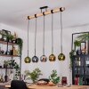 Koyoto Pendellampa, kullampa, Pendelbelysning Naturfärger, Svart, 5-ljuskällor