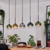 Koyoto Pendellampa, kullampa, Pendelbelysning Naturfärger, Svart, 5-ljuskällor