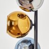 Koyoto kullampa, Golvlampa Blå, Krom, Guld, Grön, Rökfärger, 6-ljuskällor