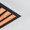 Meron Taklampa LED träoptik, Svart, 1-ljuskällor